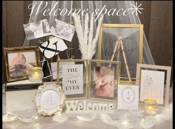 ウェルカムスペース ウェディング ウェルカムボード 結婚式