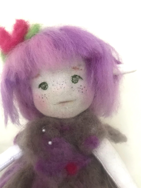入園、入学、お誕生日のお祝いに。手作りの人形。世界に一つだけのお人形。癒しドール。ウオルドーフ人形。 10枚目の画像