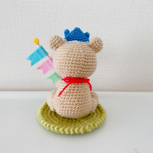 送料無料＊こどもの日くまさん編みぐるみ あみぐるみ ANYF＊ 通販