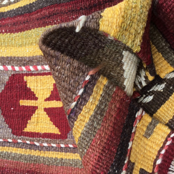 【送料無料】オールドキリム トルコ 手織り ラグ 192x126cm 8枚目の画像