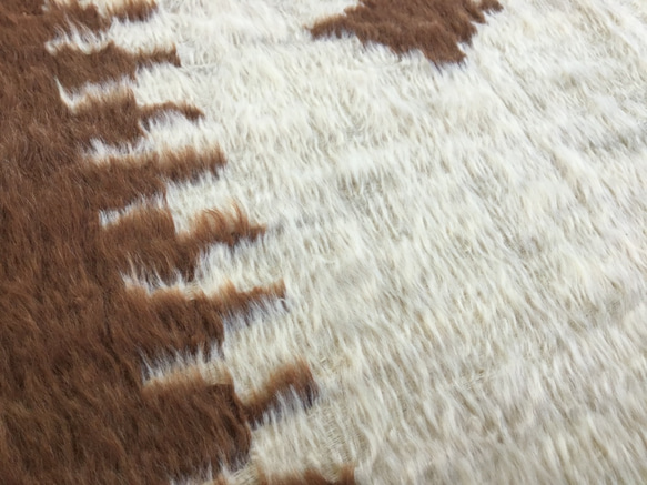 【送料無料】トルコ 手機織り ヴィンテージ毛布 167x128cm 3枚目の画像