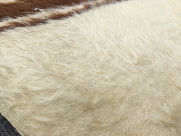 【送料無料】トルコ 手機織り ヴィンテージ毛布 180x146cm 7枚目の画像