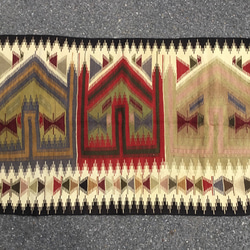 【送料無料】オールドキリム トルコ 手織り ヴィンテージ ラグ 148x86cm 2枚目の画像