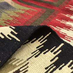 【送料無料】オールドキリム トルコ 手織り ヴィンテージ ラグ 148x86cm 7枚目の画像