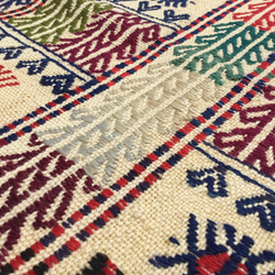 【送料無料】オールドキリム トルコ 手織り ヴィンテージ ラグ 120x72cm 7枚目の画像