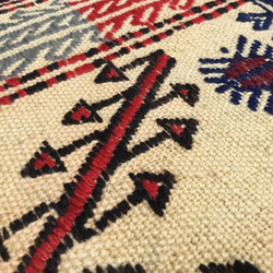 【送料無料】オールドキリム トルコ 手織り ヴィンテージ ラグ 120x72cm 4枚目の画像