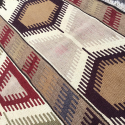 【送料無料】オールドキリム トルコ 手織り ヴィンテージ ラグ 173x96cm 7枚目の画像