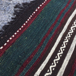 【送料無料】アンティークキリム トルコ 手織り ラグ 235x167cm 6枚目の画像
