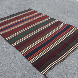 【送料無料】アンティークキリム トルコ 手織り ラグ 235x167cm 1枚目の画像