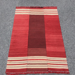 【送料無料】オールドキリム トルコ 手織り ヴィンテージ ラグ 216x145cm 2枚目の画像