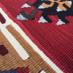 【送料無料】オールドキリム トルコ 手織り ヴィンテージ ラグ 172x112cm 8枚目の画像