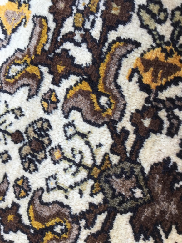 【送料無料】手織りトルコ絨毯 Small Size 92x49cm ヴィンテージ ラグ 5枚目の画像