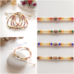 ⑤デザインブレスレット 10本＋α 天然石 ブレスレット 福袋 おまとめ あじさい mini ＆ 天然石 ブレス」パワーストーン 水晶 ブレスレット