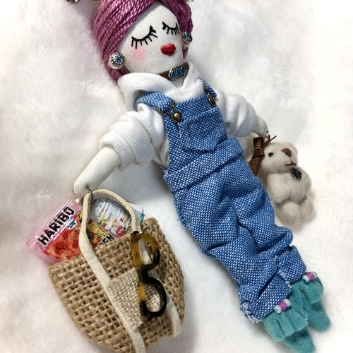 ☆ルルベちゃん☆ 春のお出かけルルベちゃん バックチャーム 