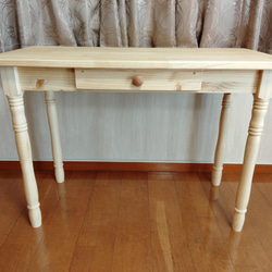 ろくろ脚 パソコンデスク 学習机 デスク 作業台 【1000×500×725