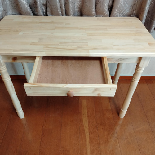 ろくろ脚 パソコンデスク 学習机 デスク 作業台 【1000×500×725
