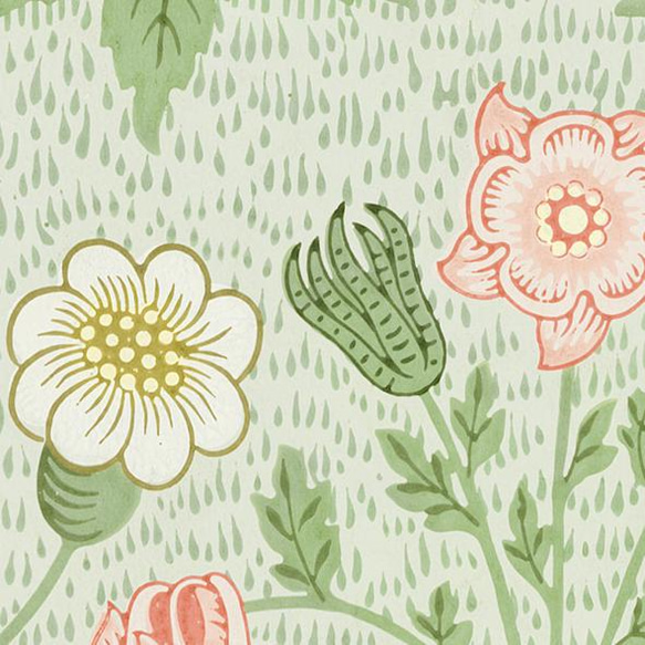 ウィリアムモリス Daisy pattern / アートポスター William Morris 縦長 デイジー 花柄 春 4枚目の画像