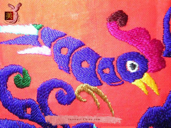 貴州 ミァオ族刺繍 中国 織物アート 100% ステッチ エスニック  ミァオ族 モン族アートワーク#257 3枚目の画像