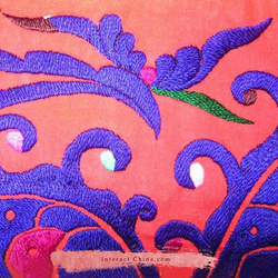 貴州 ミァオ族刺繍 中国 織物アート 100% ステッチ エスニック  ミァオ族 モン族アートワーク#265 3枚目の画像