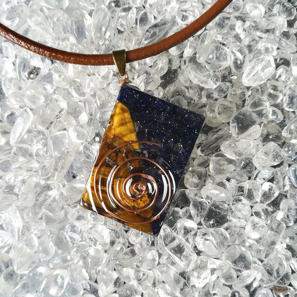 アイオライト　オルゴナイト   ネックレス org190822-1k.jpg