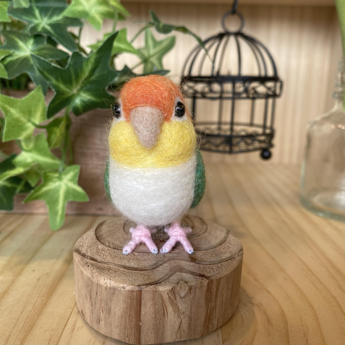 シロハラインコ 羊毛フェルト TinyBooBoo 通販 13634307｜Creema(クリーマ)