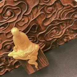 参次元彫刻『禅』 柘植彫刻 6枚目の画像