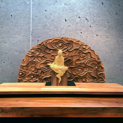 参次元彫刻『禅』 柘植彫刻 1枚目の画像