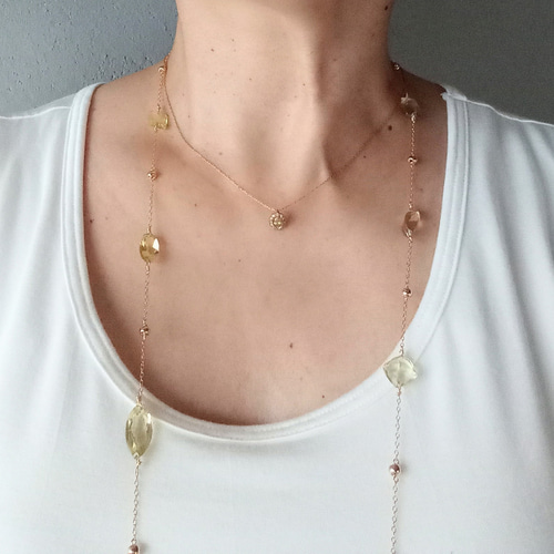 高品質 宝石質 レモン クォーツ (天然水晶) × 14kgf の ステーション  