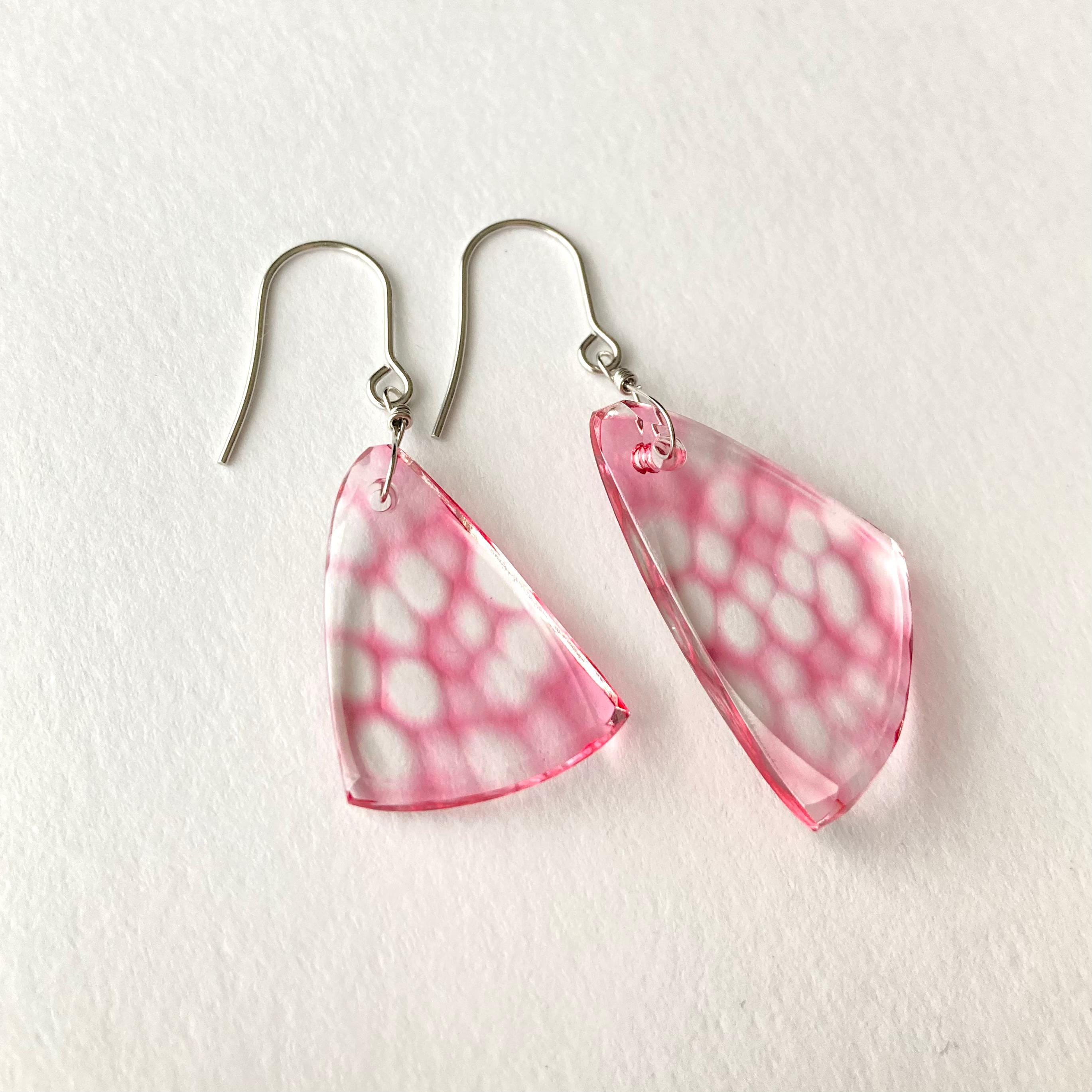 切子 の クリスタル ピアス