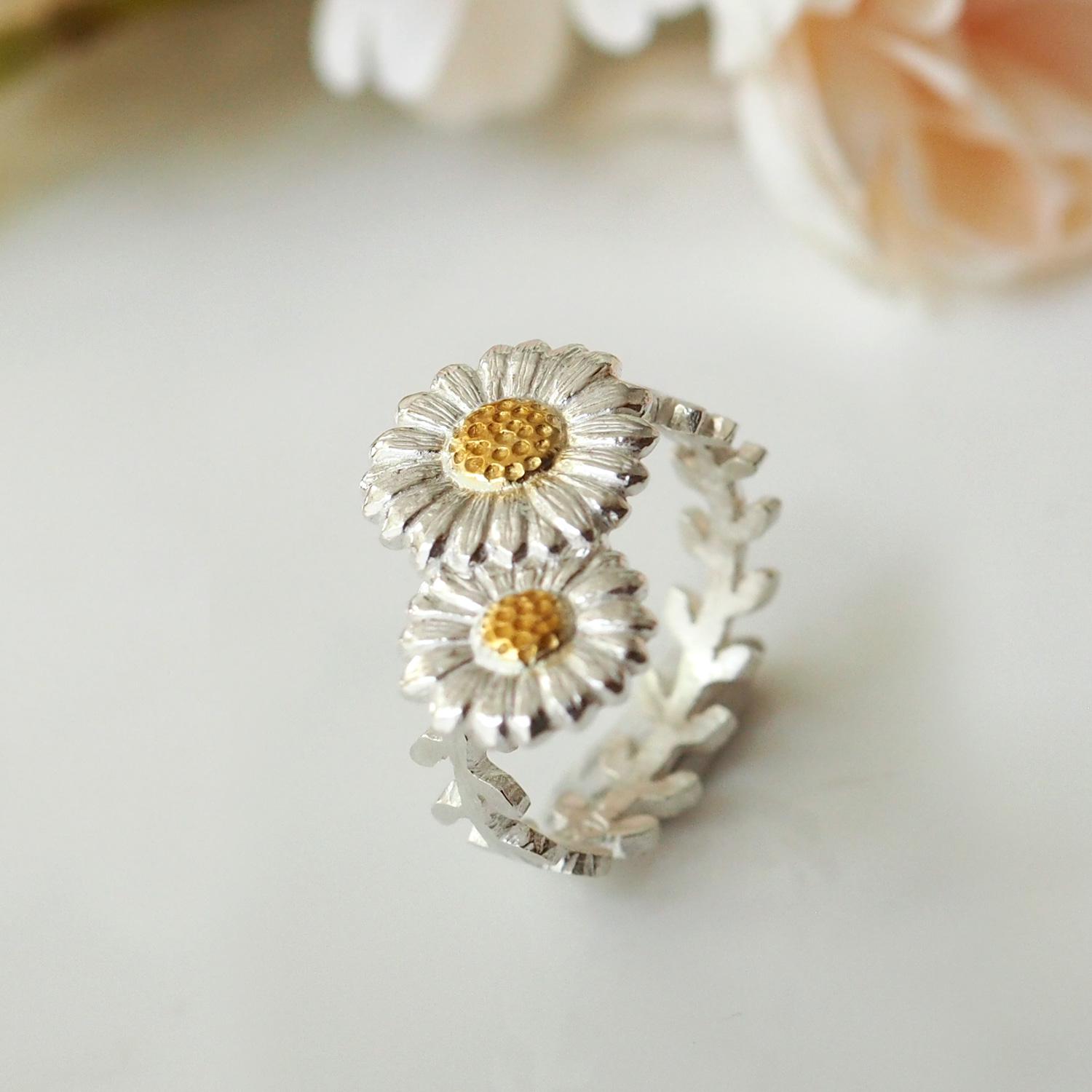 2輪のデイジーリング