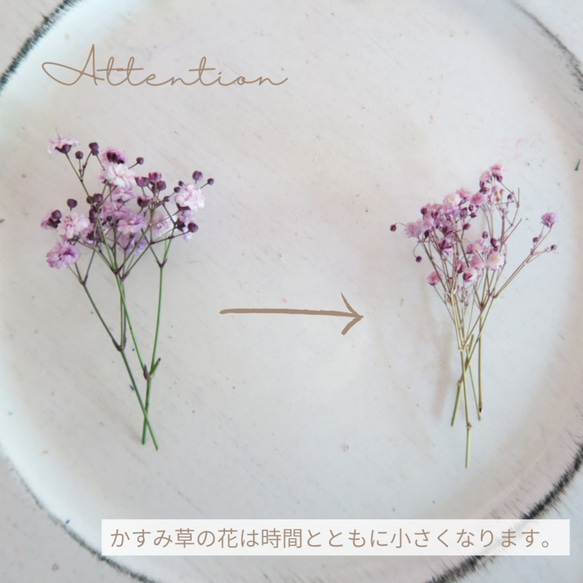 【特集掲載】lavender baby's breath swag（ラベンダーカラーかすみそうのスワッグ） 6枚目の画像