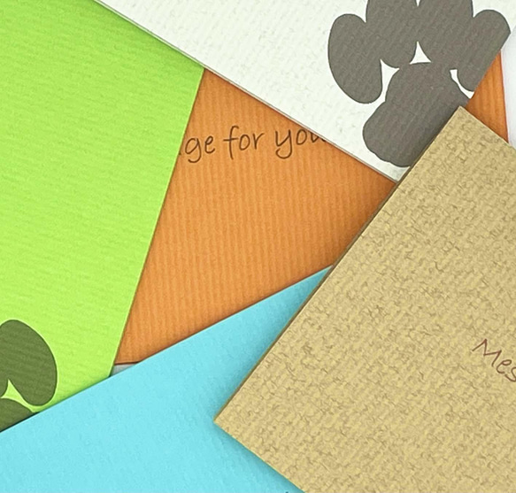 ジャーマン・シェパードのポップアップカード・メッセージカード 5点セット 封筒付き  お誕生日等のちょっとしたお祝いに 13枚目の画像