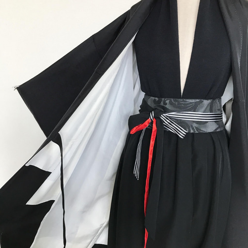 着物リメイク 五つ紋 作務衣コート 裏付 カーディガン 羽織 着物