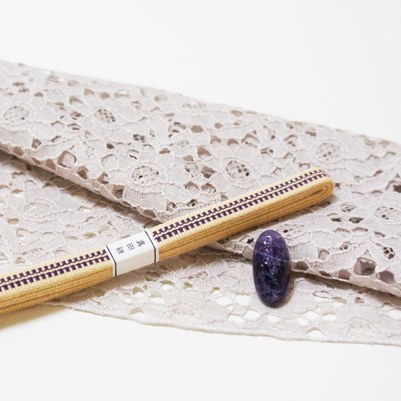 洗える 帯揚げ帯締めｾｯﾄ 3点ｾｯﾄ【ﾏｰｶﾞﾚｯﾄ柄ﾚｰｽ】可愛くｽﾃｷにお値打ちｺｰﾃﾞｨﾈｰﾄ！t1005a 4,964円