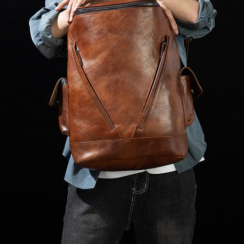 本革大容量リュック ファッション牛革バックパック リュック・バック