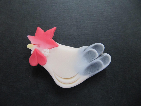 【オーダー】鶏【和菓子風】 1枚目の画像