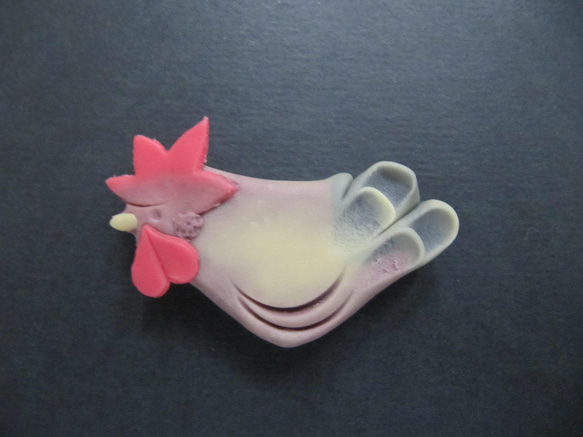 【オーダー】鶏【和菓子風】 2枚目の画像