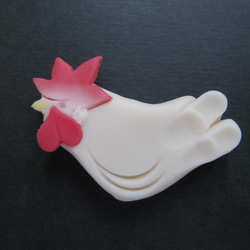 【オーダー】鶏【和菓子風】 4枚目の画像