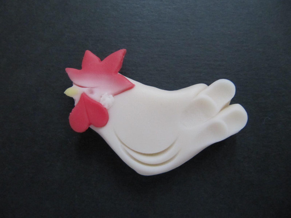 【オーダー】鶏【和菓子風】 4枚目の画像