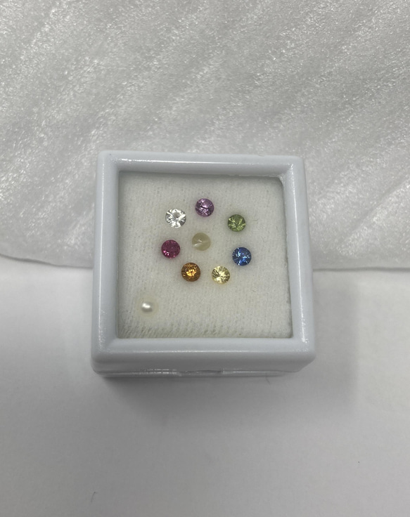 宝石療法 幸運のナヴァラトゥナ Nawarathna 上質 宝石療法 幸運のナヴァラトゥナ 2.5mm 天然石