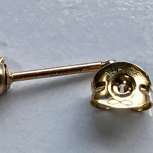 ロードライトガーネット シャンデリアピアス 14kgf ピアス（スタッド