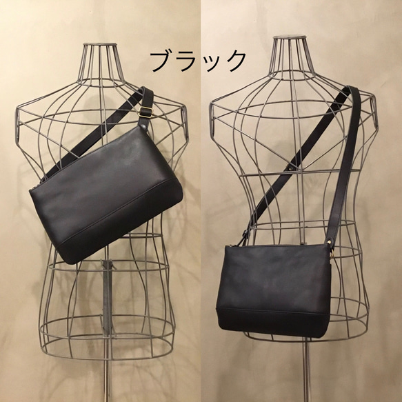 牛革ミニショルダーバッグ。サコッシュの少しだけ大きめサイズ。 よろしくお願いいたします また