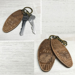 名入れ無料 Motel keyring レーザー加工 2枚目の画像