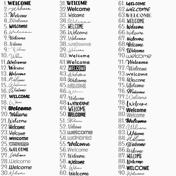 ウェルカムボード　ステッカー 5枚目の画像