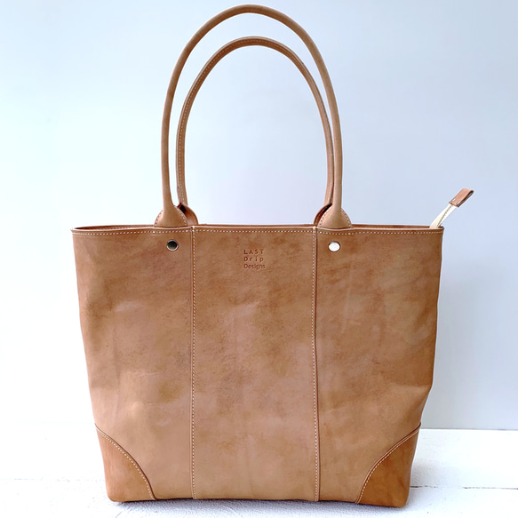 “免運費” Nume 皮革 [A4 箱形肩板線商務手提袋] 以美麗的糖果色生長的無粉底皮革 第2張的照片