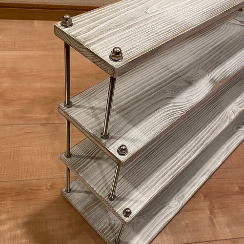 ディスプレイラックコレクションラック飾り棚サイズオーダー シャビー