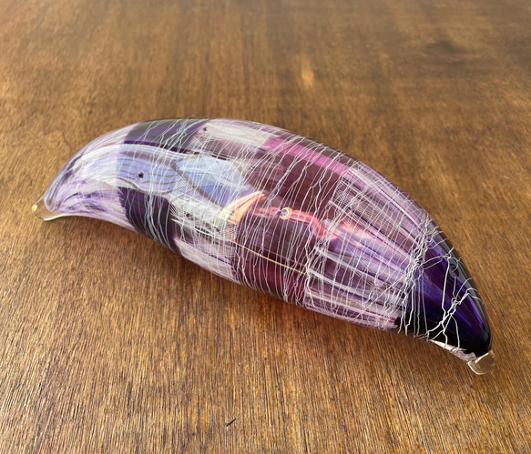 サツマイモのオブジェ　レースガラス　手毬グラス 5枚目の画像