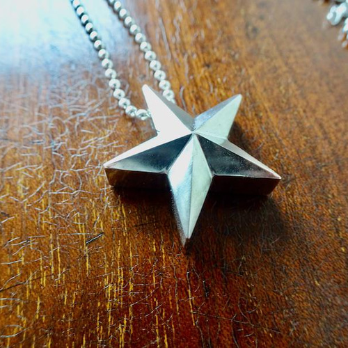 仁尾彫金『プラチナ十字星クロス』ハンドメイド59 | 仁尾彫金 STORE