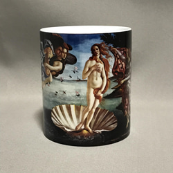 ボッティチェリ　ヴィーナスの誕生　マグカップ 2枚目の画像