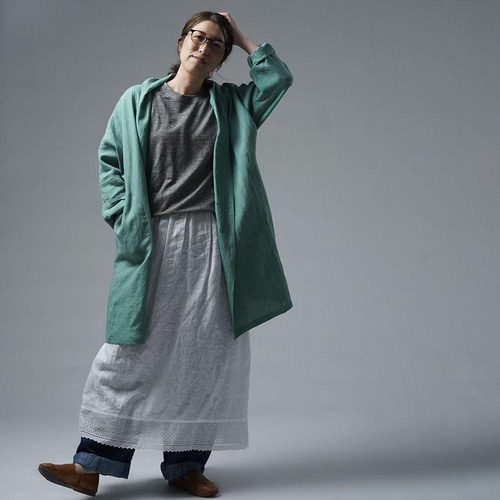 wafu 入門編】数量限定！かんたんコーデの ショールカラーローブ / 白